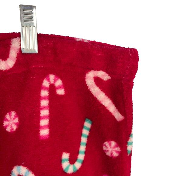 CHRISTMAS CANDY CANE Women's Lounge Pants Red Size 3X - Picture 3 of 4